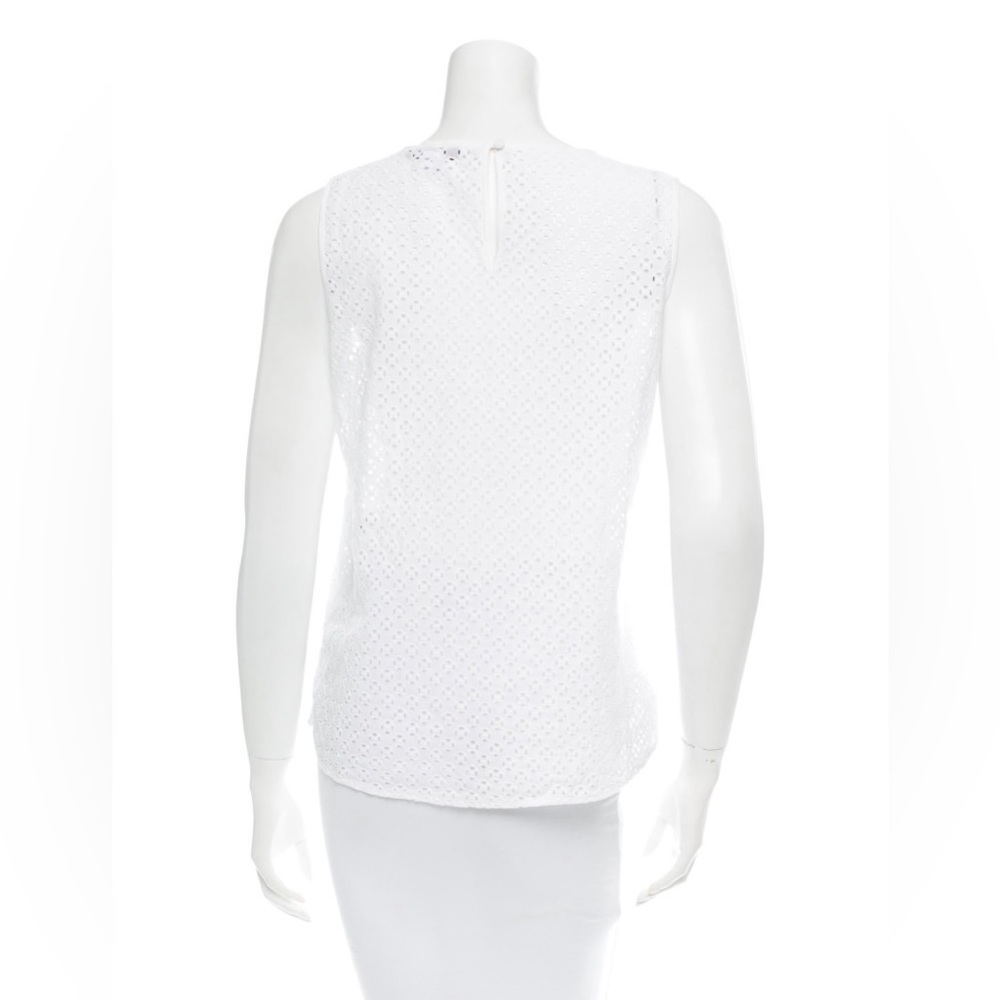 Dvf White Top Euc - image 3